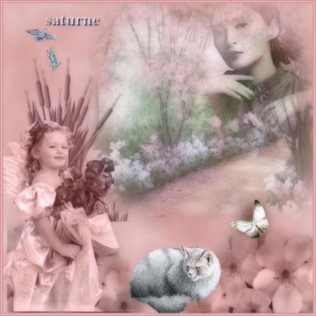 ange aux fleurs
